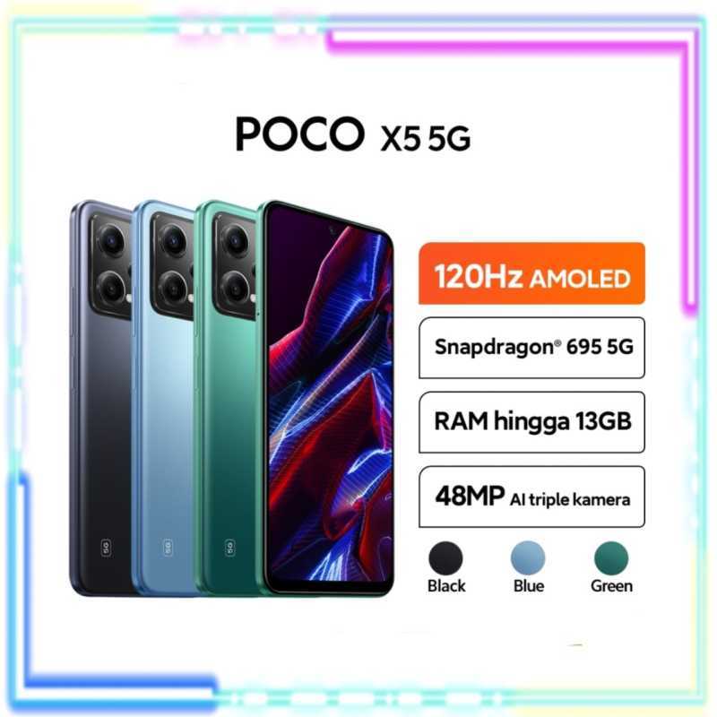 Promo XIAOMI POCO X5 5G 8/256 NEW GARANSI RESMI Diskon 5% di Seller J3 ...