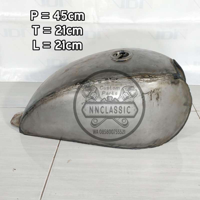 Jual Tangki Custom Japstyle Scrambler Model Triumph Polos di Seller