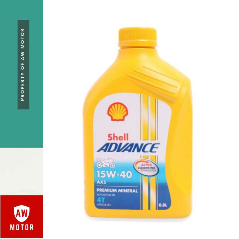 Jual AWMOTOR - Shell Advance AX5 15W-40 Oli Motor -1 L PICK UP di ...
