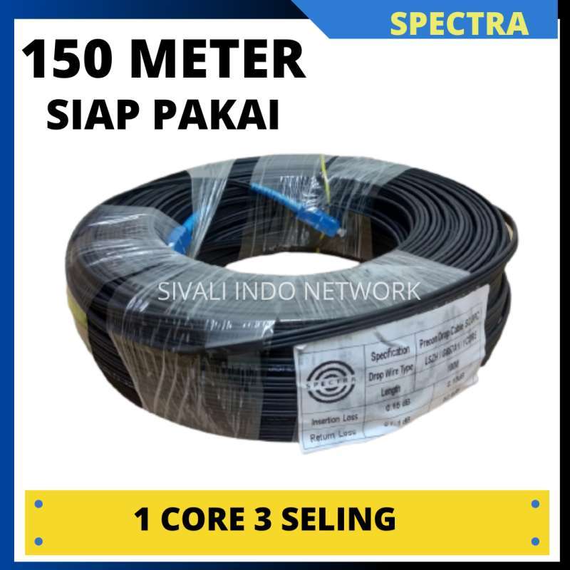 Jual 150 METER KABEL FO PRECON SPECTRA 1 CORE 3 SELING SC UPC di Seller ...