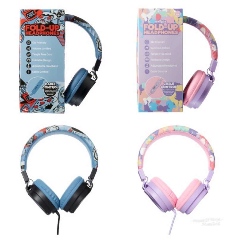 Jual Smiggle Illusion Fold Up Headphones Headphone Smiggle Original