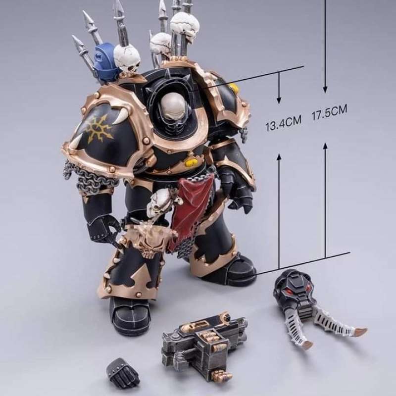 Warhammer 40k Action Figure 1/18 Chaos Space Marines Crimson Slaughter Brother Karvult 12 Cm
