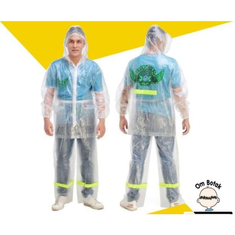 Jual IBEX Jas Hujan Jaket Celana TRANSPARAN bisa untuk APD  Hazmat