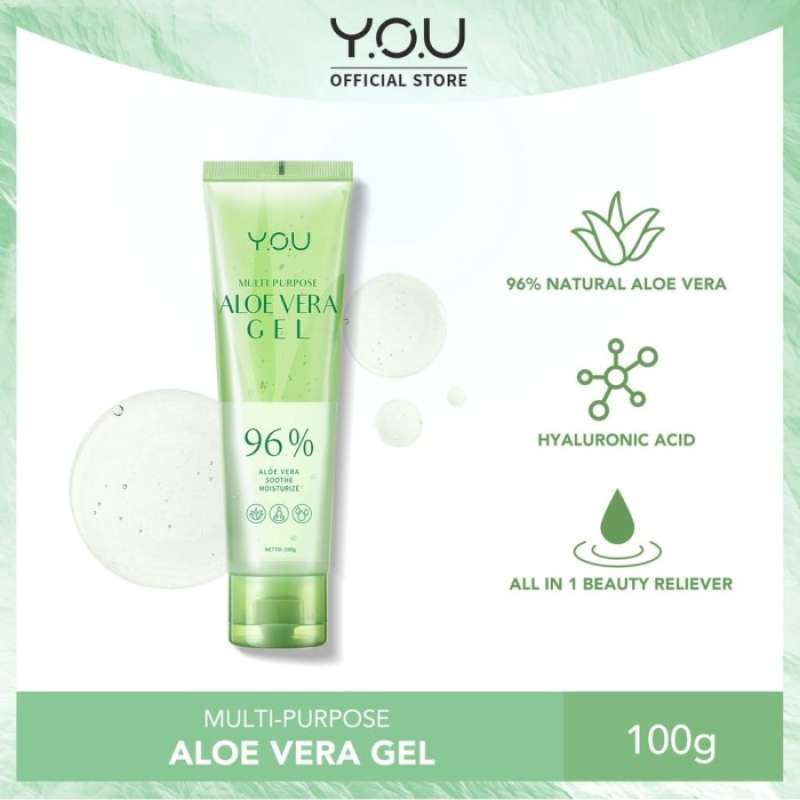Promo YOU 96 Natural Aloe Vera Gel Hyaluronic Acid Moisturizer