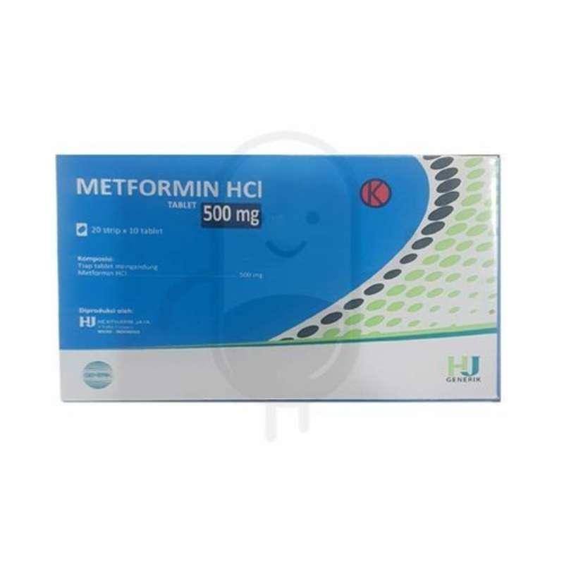Promo METFORMIN HCL HEXPHARM 500 MG BOX 200 TABLET Diskon 27 di Seller