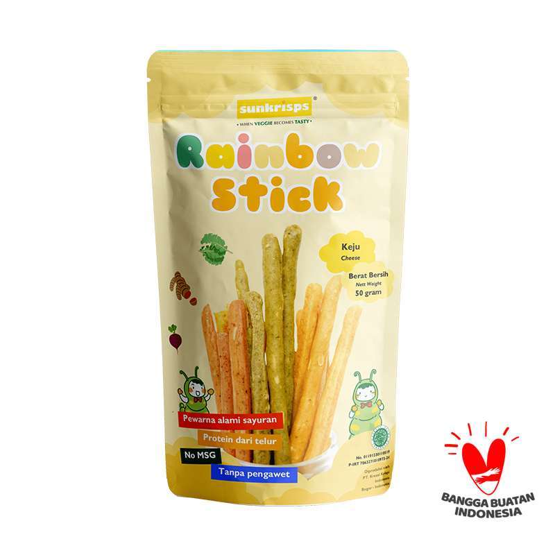 Jual Sunkrisps Rainbow Stick Cheese di Seller Zeeus Indonesia ...