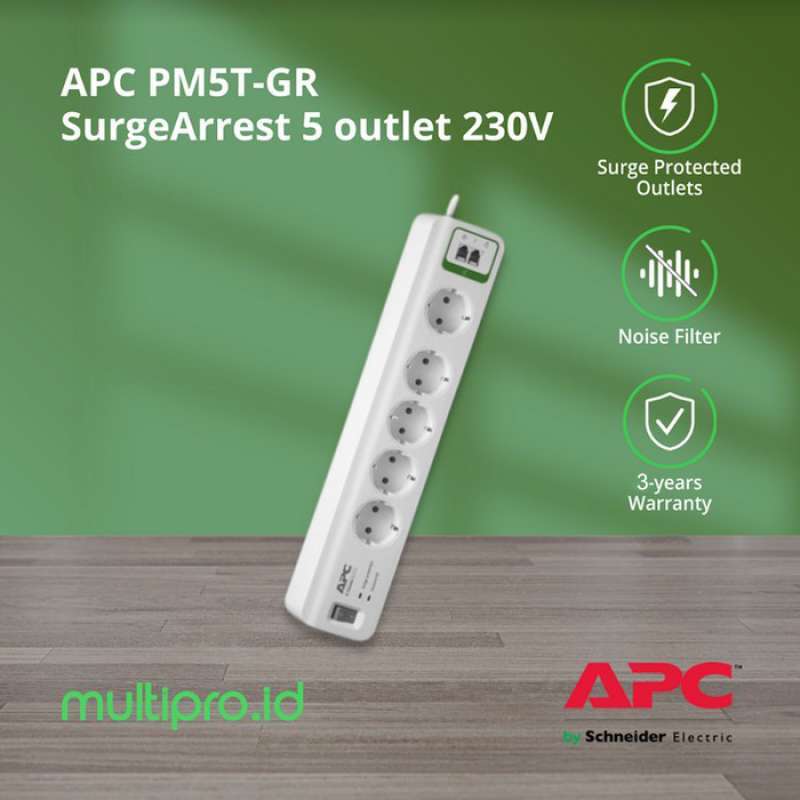 Jual Apc Surge Protector Pm5tgr / Pm5t-gr Colokan Anti Petir Di Seller ...