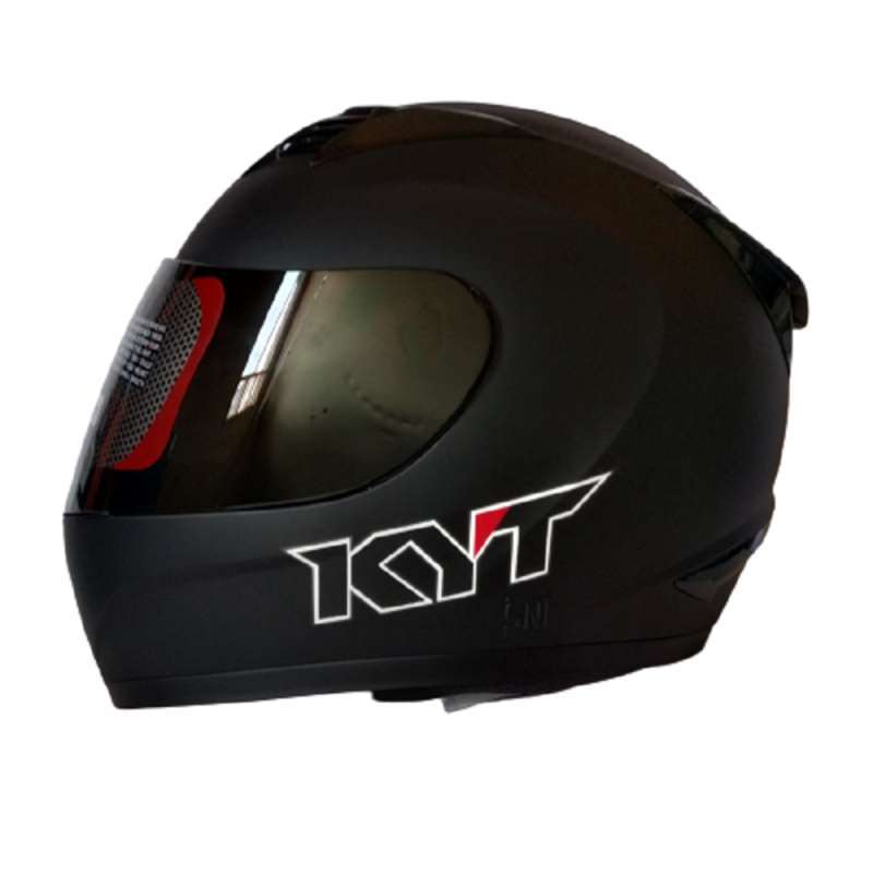Jual KYT R10 SOLID BLACK DOFF KYT R10 BLACK DOFF SMOKE VISOR ORIGINAL