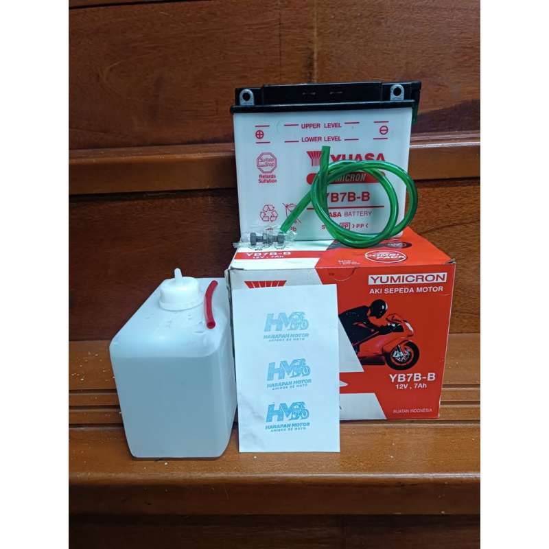 Jual Aki Basah Tiger 12v, 7ah Original Yuasa Yb7b-b Di Seller Harapan