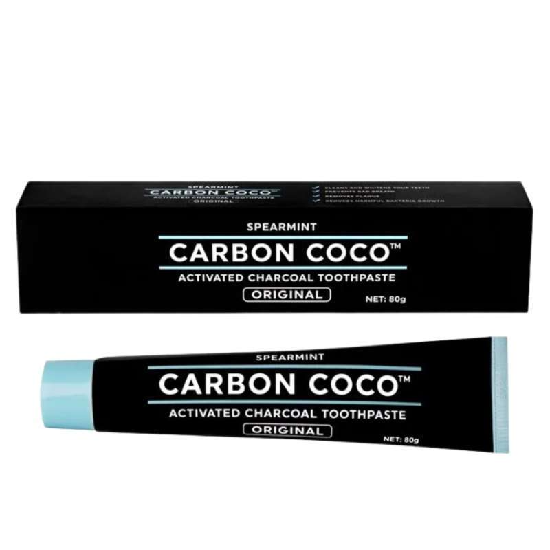 Promo (ORIGINAL) Carbon Coco Activated Charcoal Toothpaste fluoride