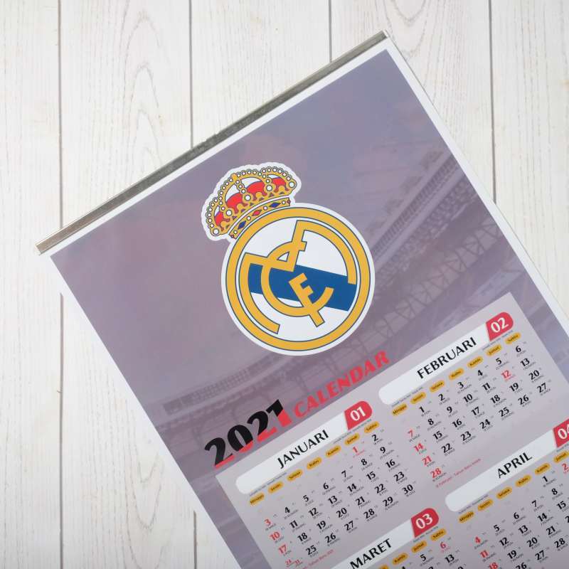 Jual Kalender Bola Tahun 2021 Real Madrid di Seller Nostalgia Project