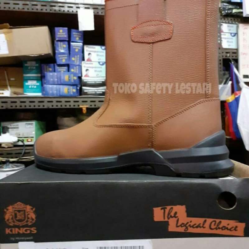 Promo sepatu king 805 cx/sepatu safety/safety shoes/boot kulit Diskon