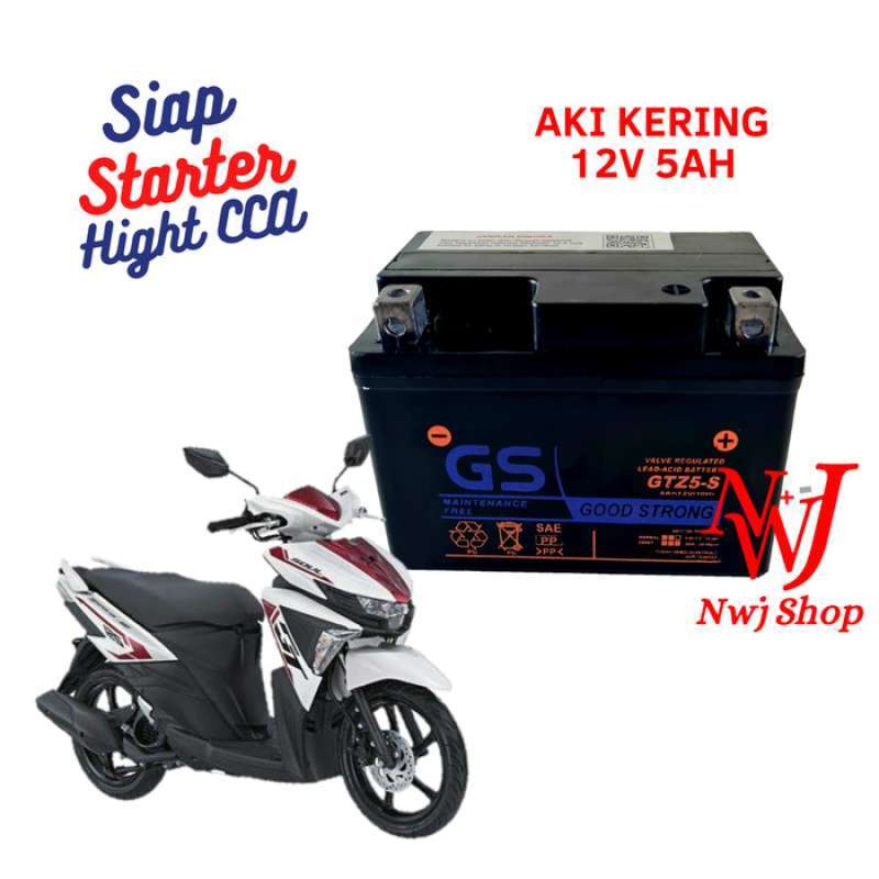Jual Aki Motor Yamaha Xeon Gtz5s Gs Y Accu Kering Di Seller Alice