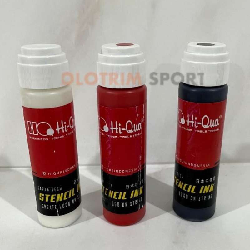 Jual Hiqua Stencil Ink Tinta Sablon Senar Raket Badminton Tennis