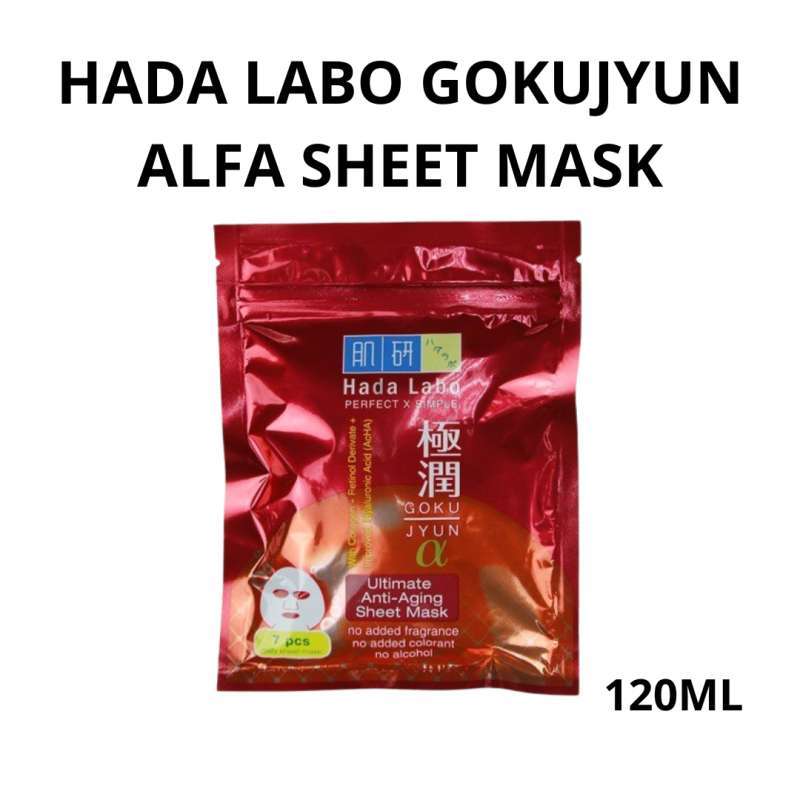 Promo Hada Labo Gokujyun Alfa Sheet Mask 120ml Diskon 18 di Seller Klepu, Kab