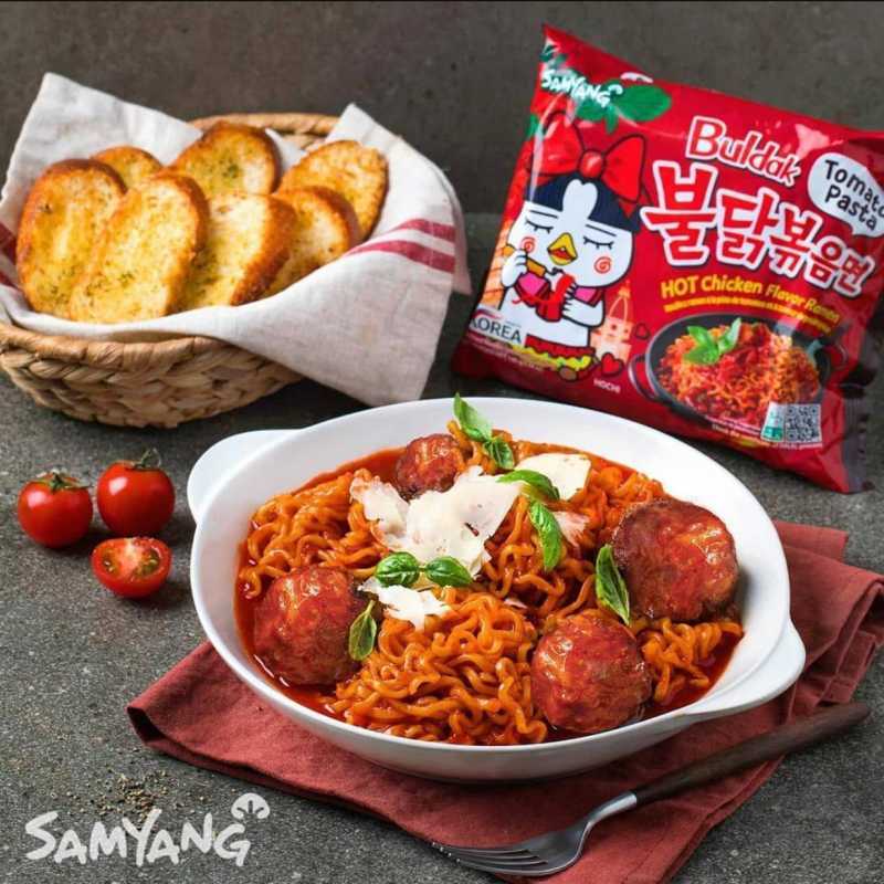 Jual Samyang Buldak Tomato Pasta 140g di Seller EDX Sadai, Kota Batam Blibli