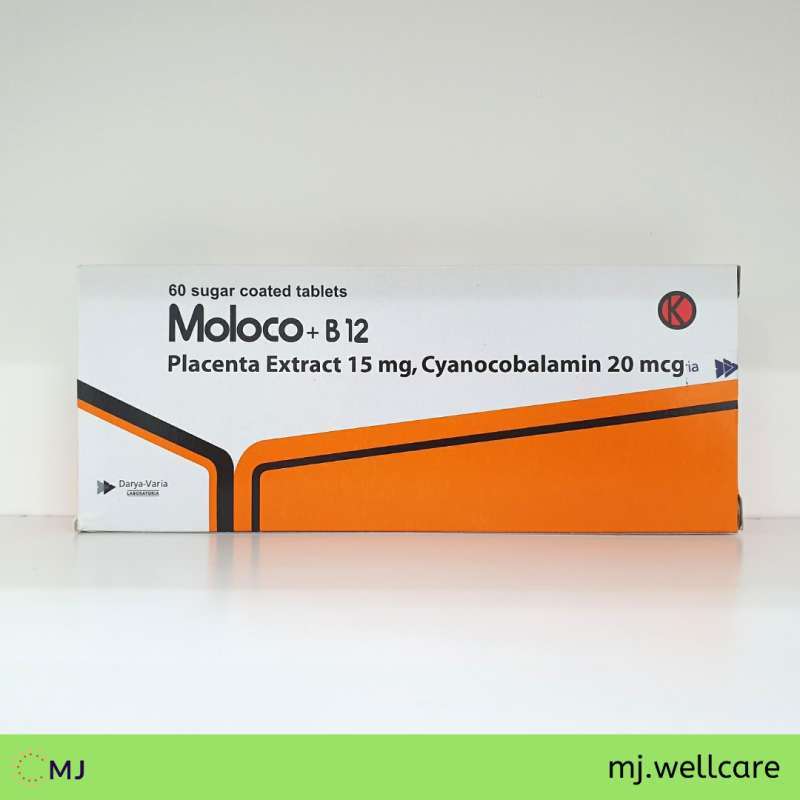 Jual Moloco B12 60 tablet di Seller Saif shop - Pal Meriam, Kota