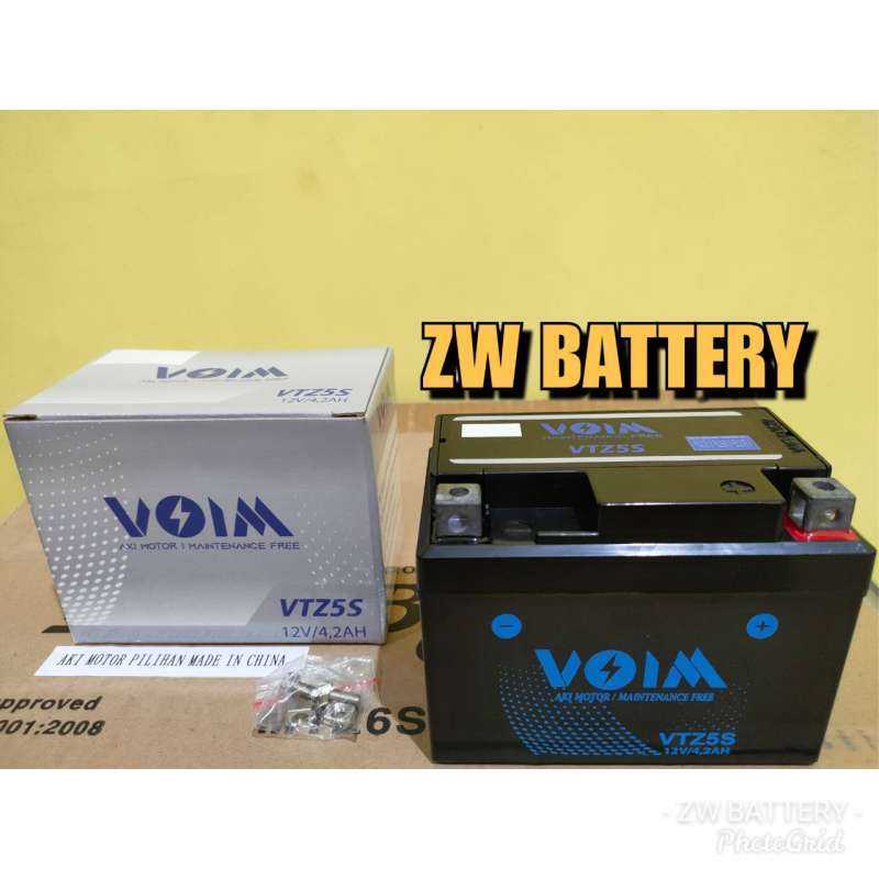Promo Aki Motor Mio J, Mio Soul GT GTZ5S ITOBATT GEL BATTERY-Aki Kering