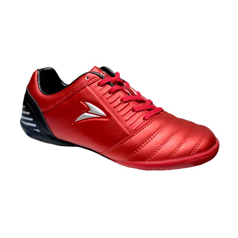 Jual Nobleman Baal Sepatu Futsal - Red Silver Online