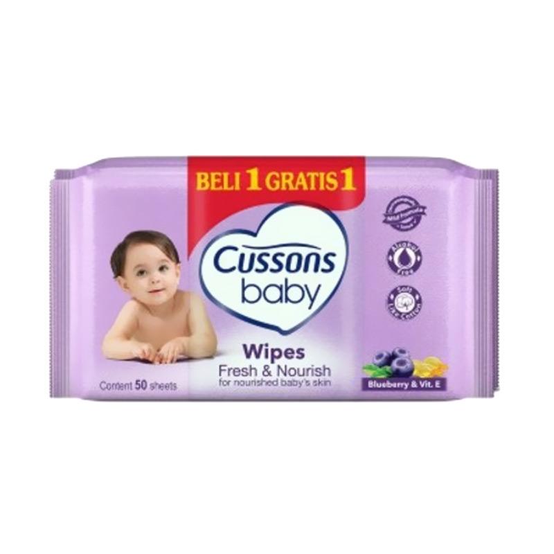 jual cussons baby wipes tisu basah 2 pcs 50s jual cussons baby wipes tisu basah 2 pcs 50s