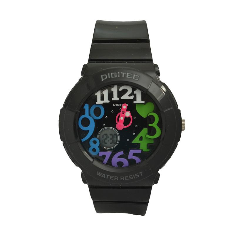 Jual Digitec DG3010FBL Sport Black Jam Tangan Wanita