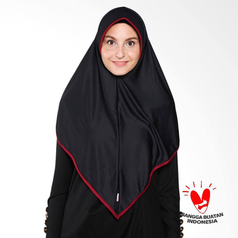 Jual Raniah Bergo Segitiga Hijab Hitam Marun Online Jual Raniah Bergo Segitiga Hijab Hitam Marun Online