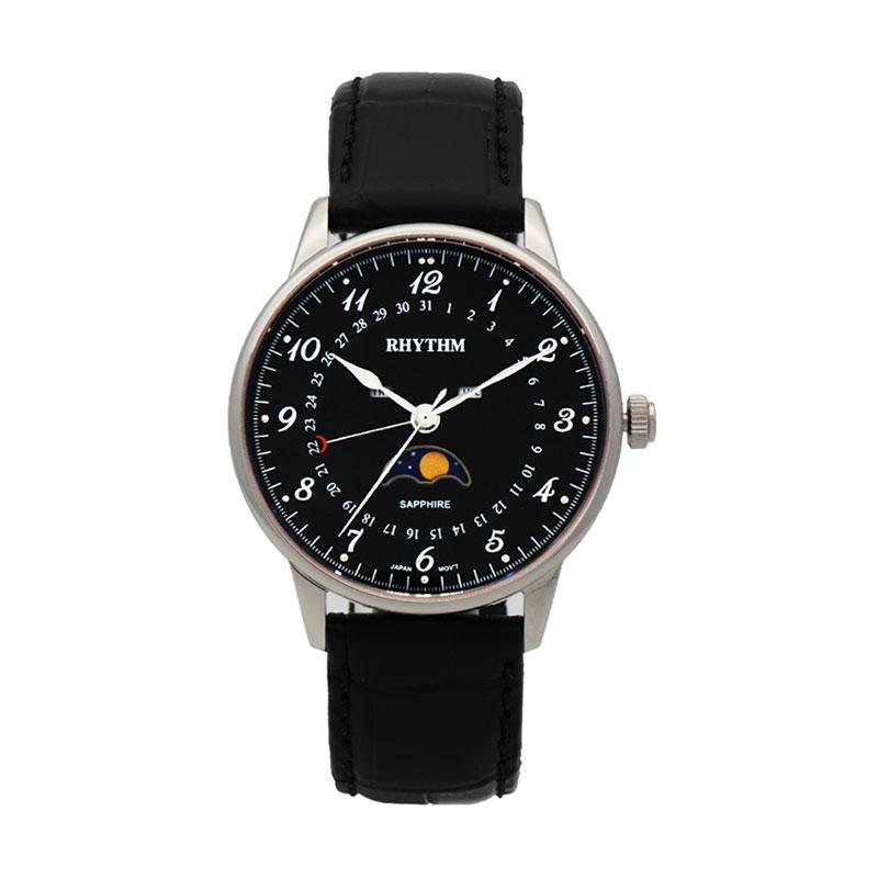 jual jam original rhythm rhythm fi1607l 02 leather jam tangan pria black pesta jam jual jam original rhythm rhythm fi1607l 02 leather jam tangan pria black pesta jam