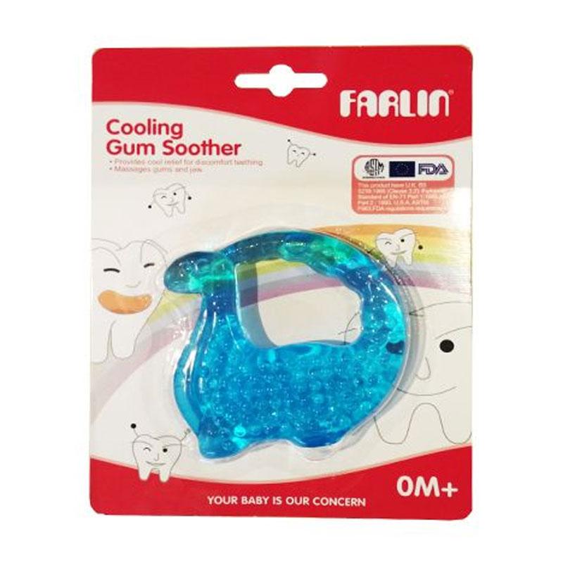 jual farlin cooling gum soother teether blue jual farlin cooling gum soother teether blue