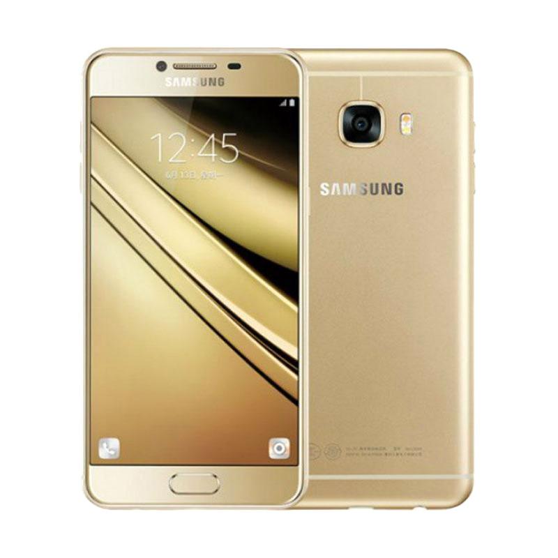 Jual Samsung Galaxy C7 Smartphone - Gold [32GB/ 4GB 