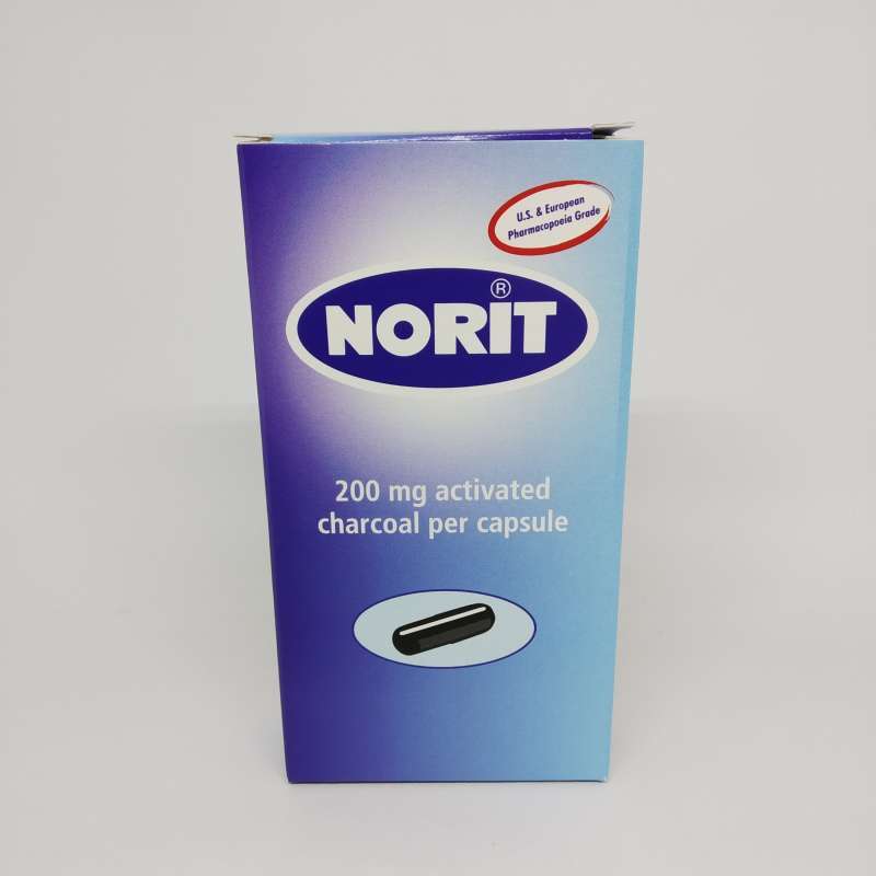 Jual [import] Norit 200mg Activated Charcoal / Capsule (30 Capsules