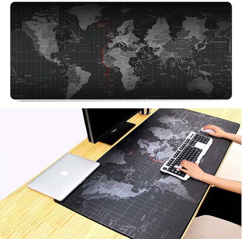 Jual MOUSEPAD World Map Desk Pad Table Top JUMBO di Seller El Rasna