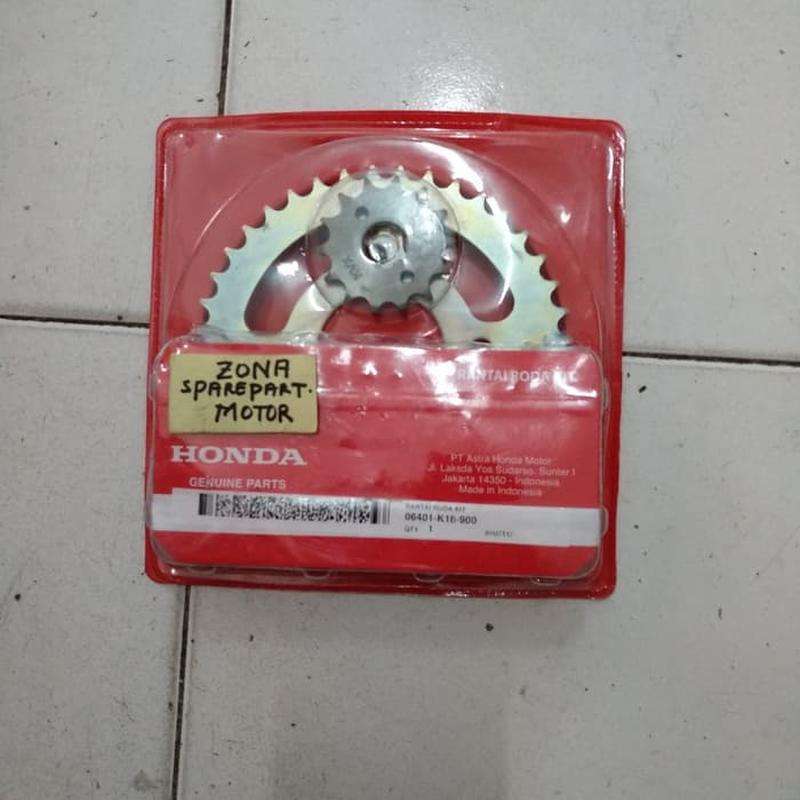 Jual Honda Genuine Part Gear Set Rantai Roda Kit K18 Verza 150 di