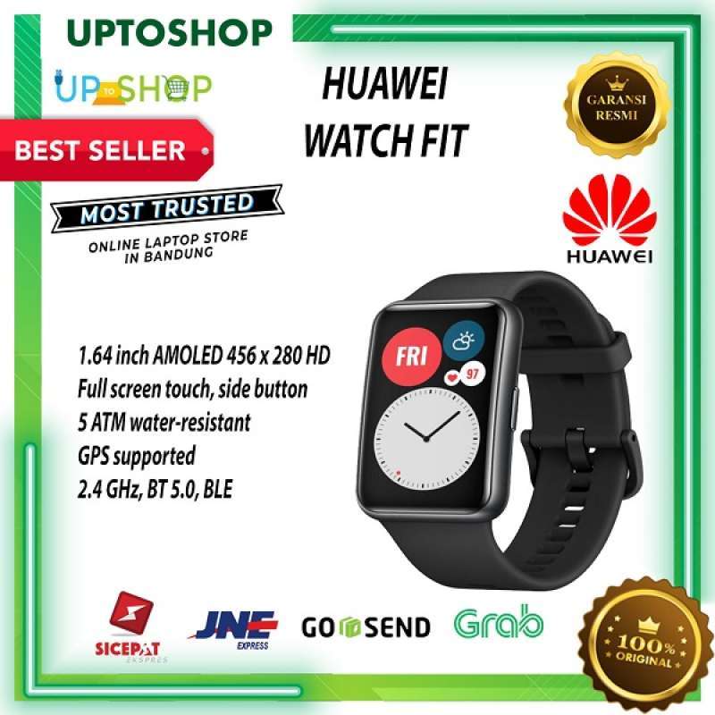 Jual Huawei WATCH FIT TIAB09 Smartwatch Black di Seller Up To Shop