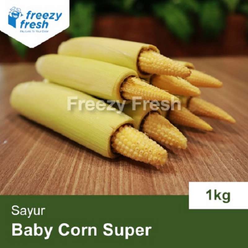 Jual Baby Corn Super (1 Kilo) Halal di Seller Freezy Fresh Depok