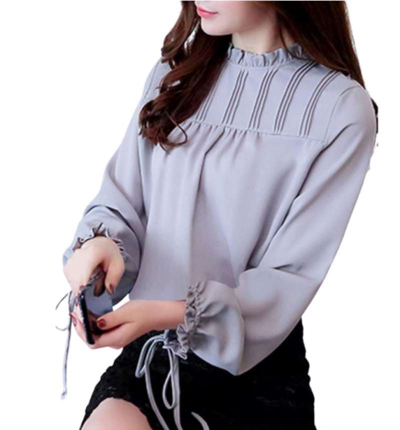 baju atasan wanita kekinian korea