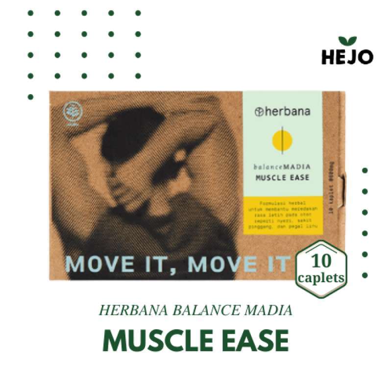 Jual Herbana Balance Madia Muscle Ease 100 gr Vegan Supplement