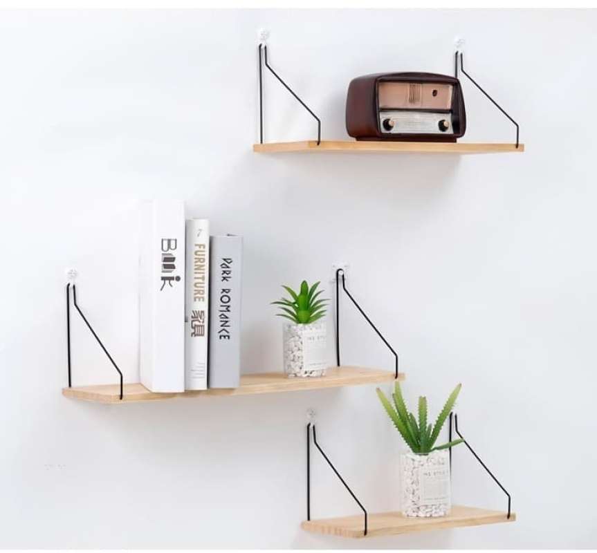 Promo Multica Rak Dinding Wall Decor Room Decor Hiasan Ruang Tamu size