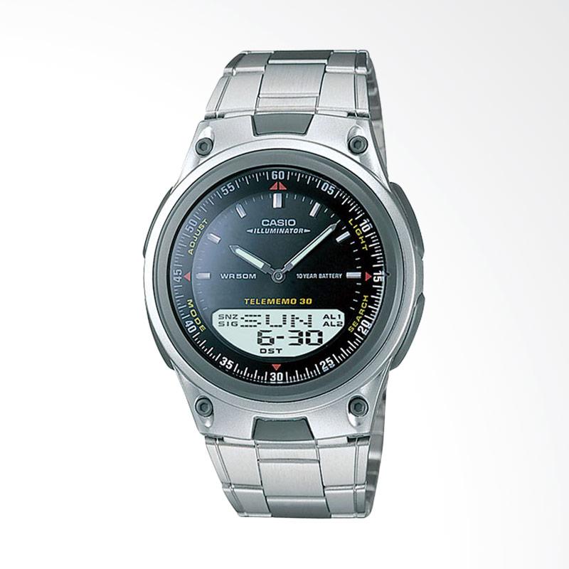 Jual CASIO Digital Analog Jam Tangan Pria - Abu-abu Hitam