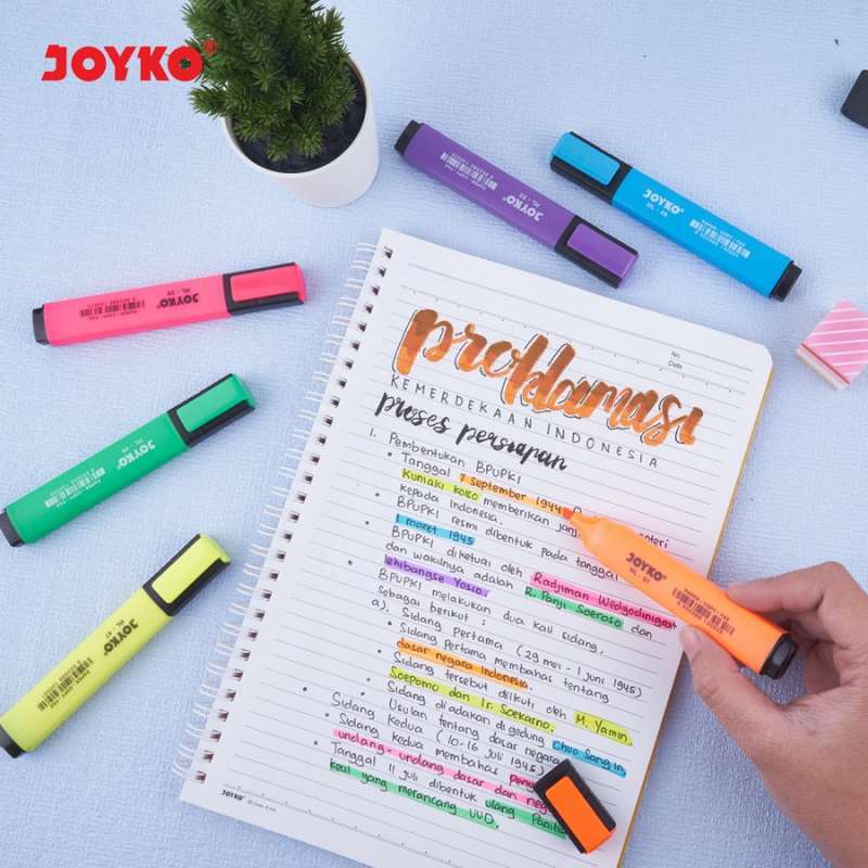 Jual Joyko Highlighter Pen / Stabilo Penanda Warna Bentuk Pen HL4752