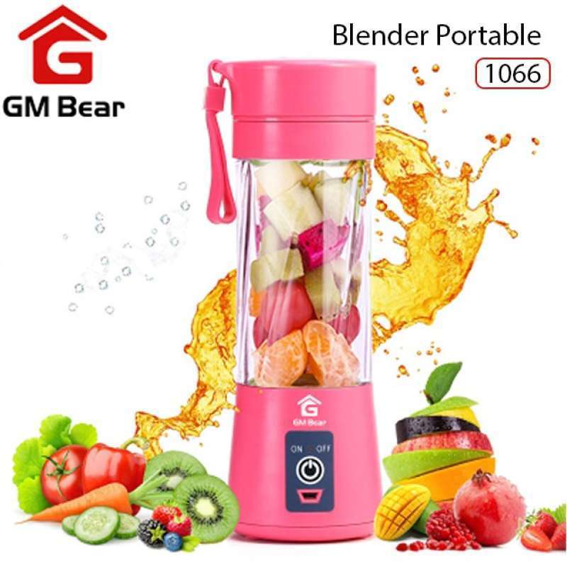 Jual GM Bear Portable Blender Ulir 6 Mata Pisau NEW di Seller