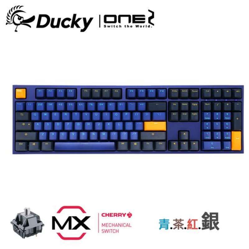 Jual (Ducky)Ducky One2 Horizon mechanical keyboard silver shaft / Chinese / PBT twocolor di