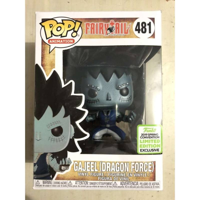 Funko POP - Gajeel (Dragon Force) - Fairy Tail (481) (Neu (gemäss