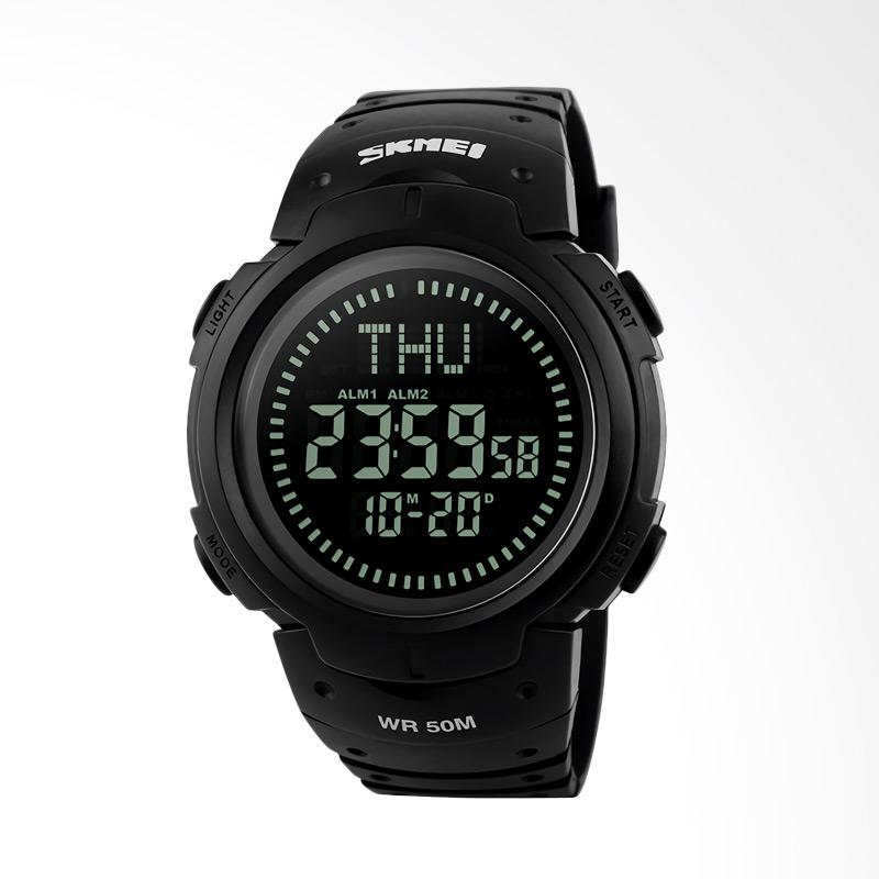 Jual Skmei Digital Compass 1231-A Jam Tangan Pria - Hitam