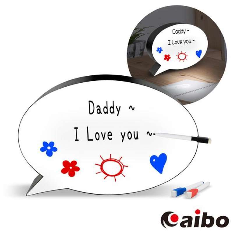 Jual USB / battery dual LED message board handwriting style dialog