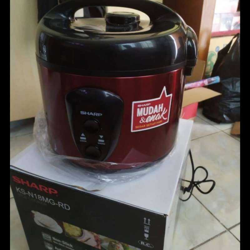 Promo SHARP RICE COOKER KSN18MGSL..3IN1.. LIMITED EDITION Diskon 8
