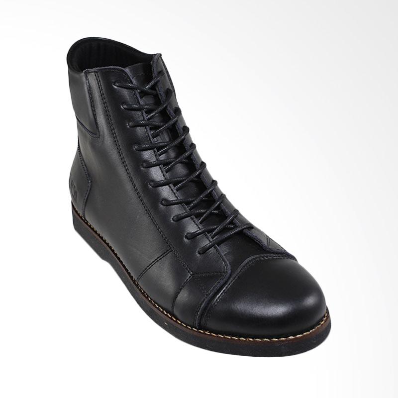 Jual Sauqi Footwear Bally Boots Kulit Sapi Asli Sepatu