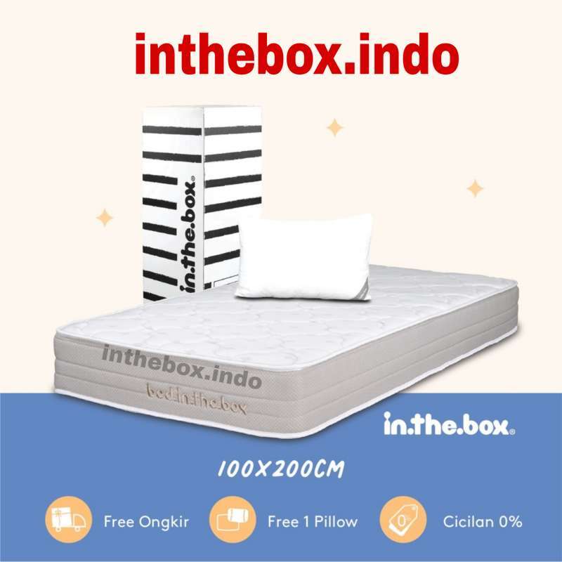 Jual Kasur Spring Bed INTHEBOX Ukuran 90-120x200/Kasur Busa/Spingbed