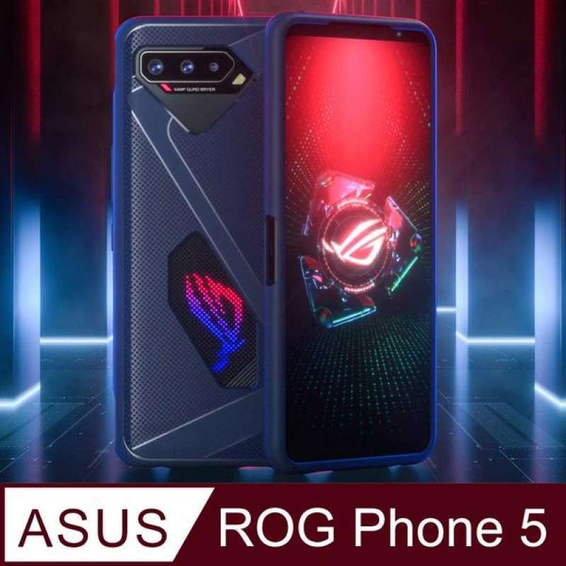 âˆš (willgo)anti-drop Protective Case For Asus Rog Phone 5 (blue) Terbaru