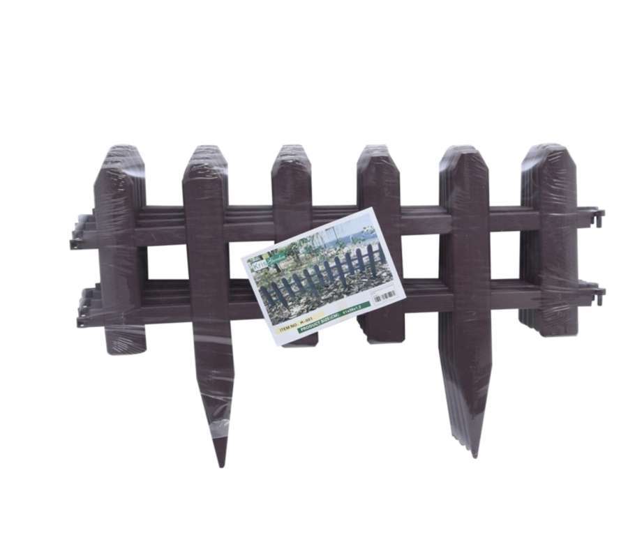 Jual Tanaman Pagar Plastik Putih Pagar Taman Isi 5 Tipe Panjang Cokelat