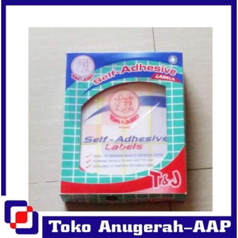Jual LabelSticker Tom & Jerry No. 103 T&J Putih Polos (dus) di